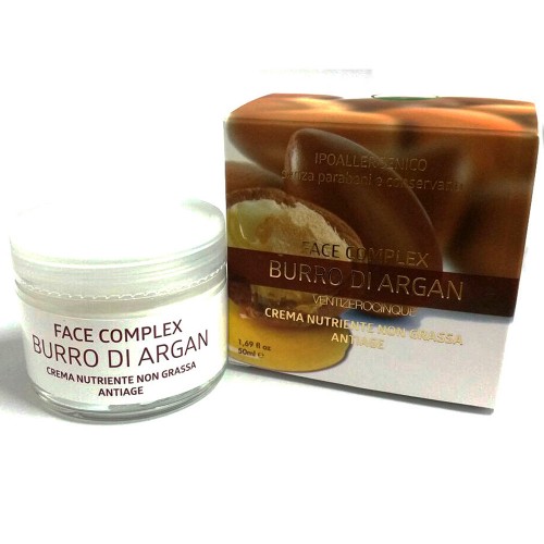 Crema Burro Di Argan Face Complex Ventizerocinque L28716a